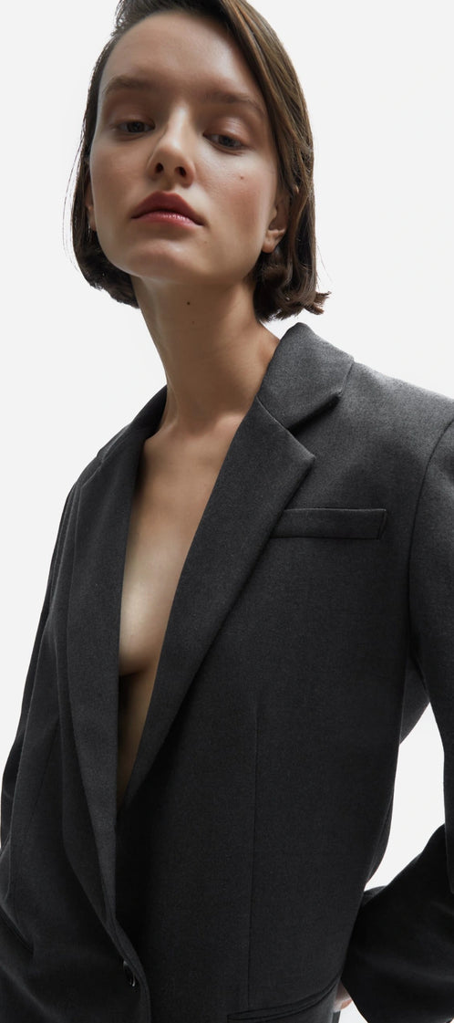 Business suit gray jacket