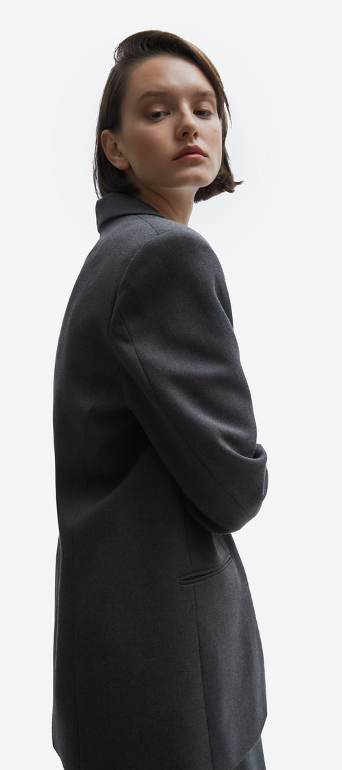 Business suit gray jacket