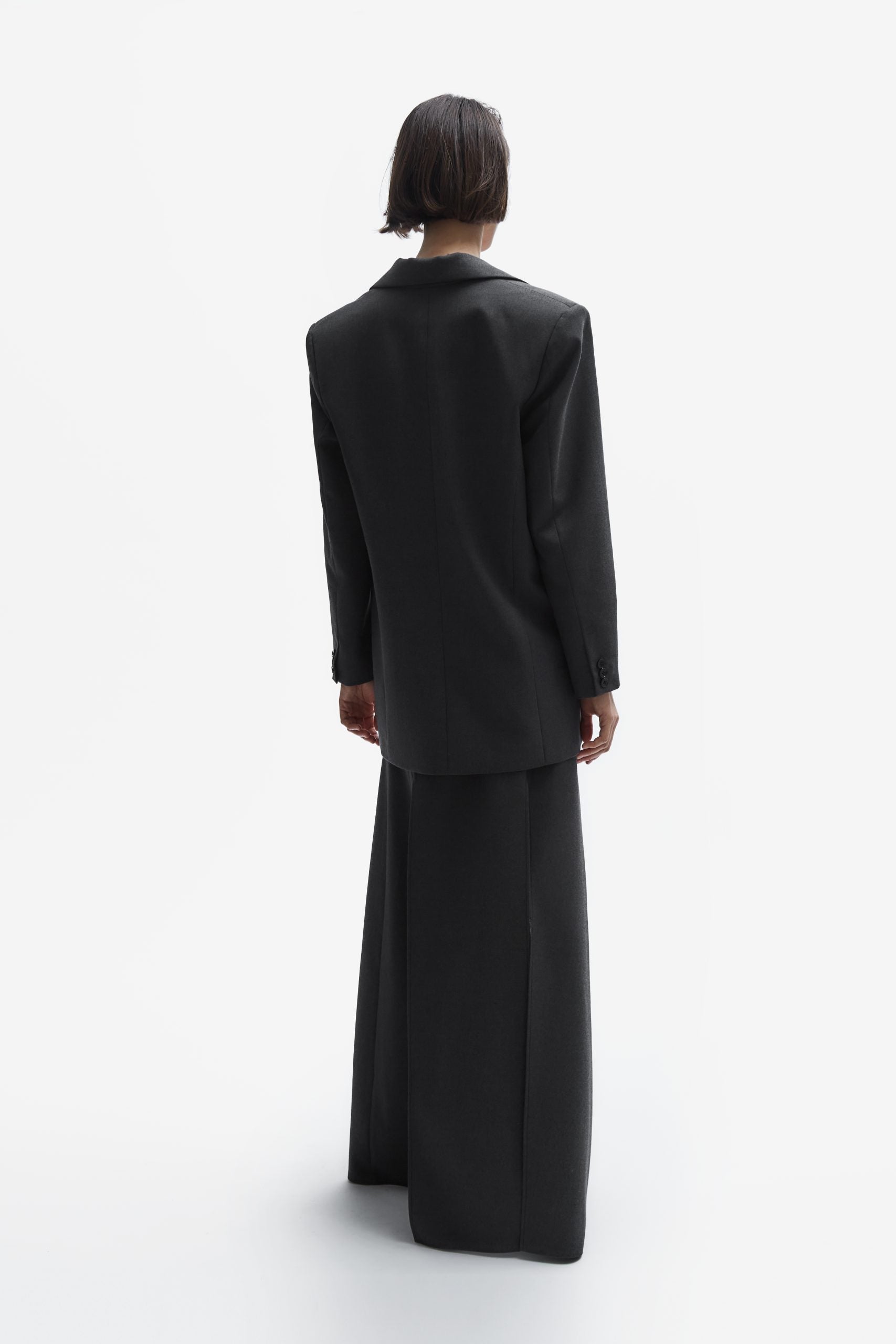 Business suit gray jacket