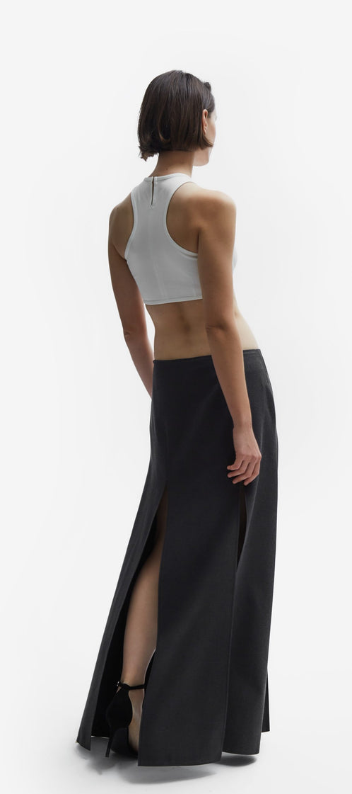 Business suit gray skirt