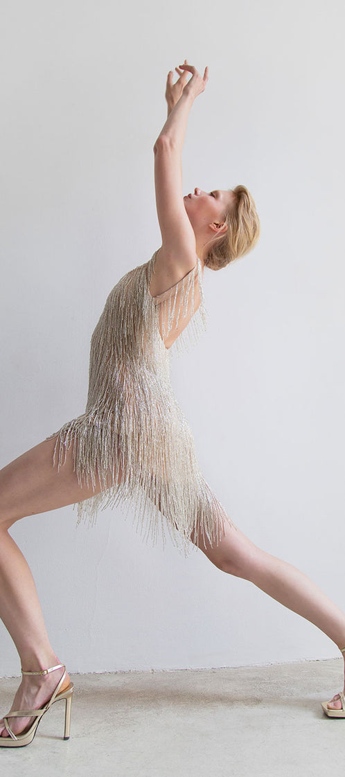 CANDY dress nude lining