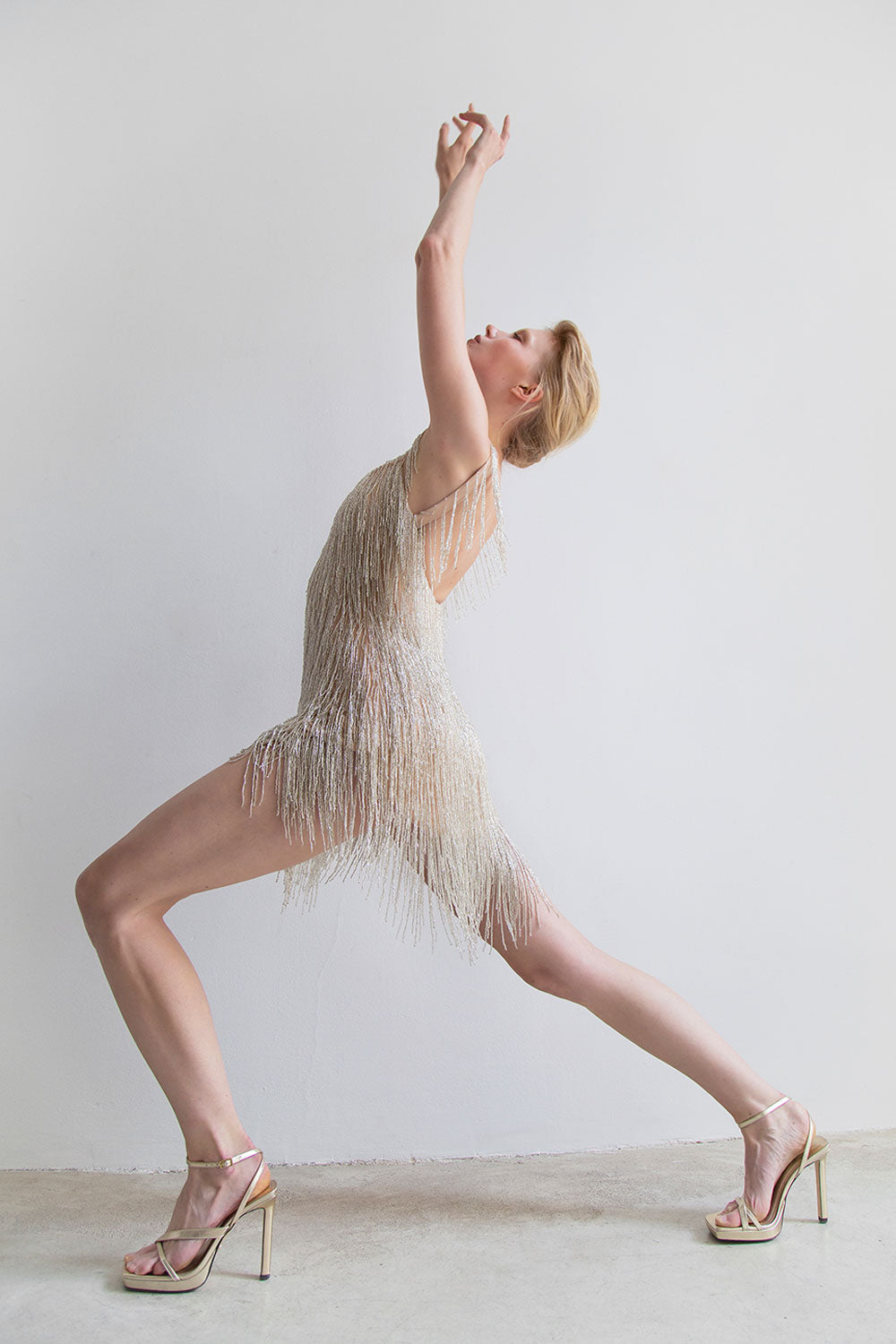 CANDY dress nude lining