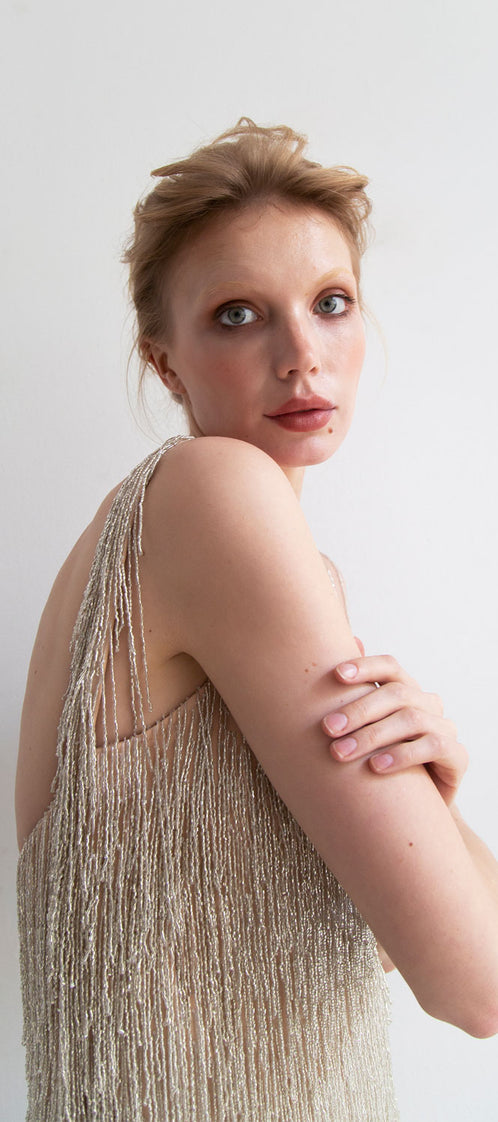 CANDY dress nude lining