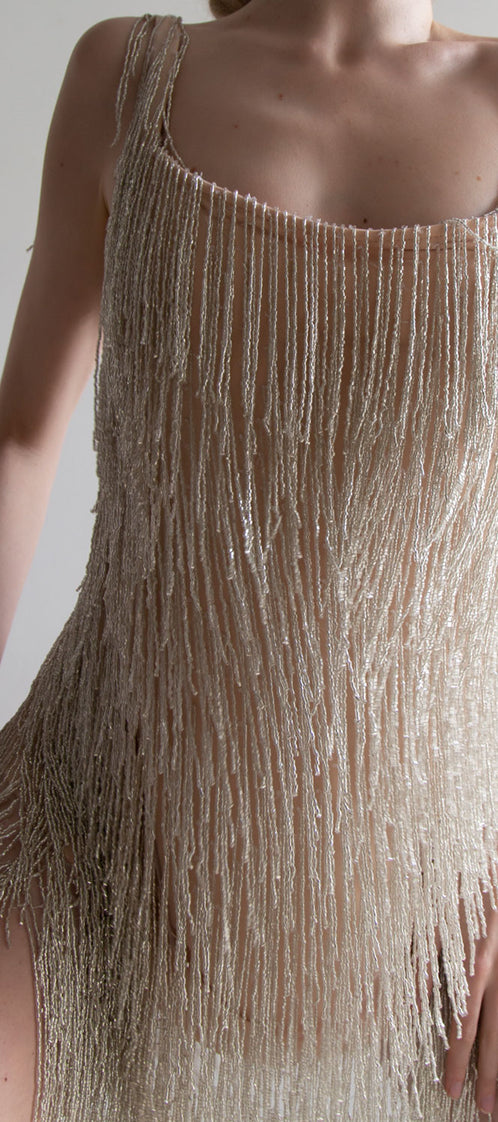 CANDY dress nude lining