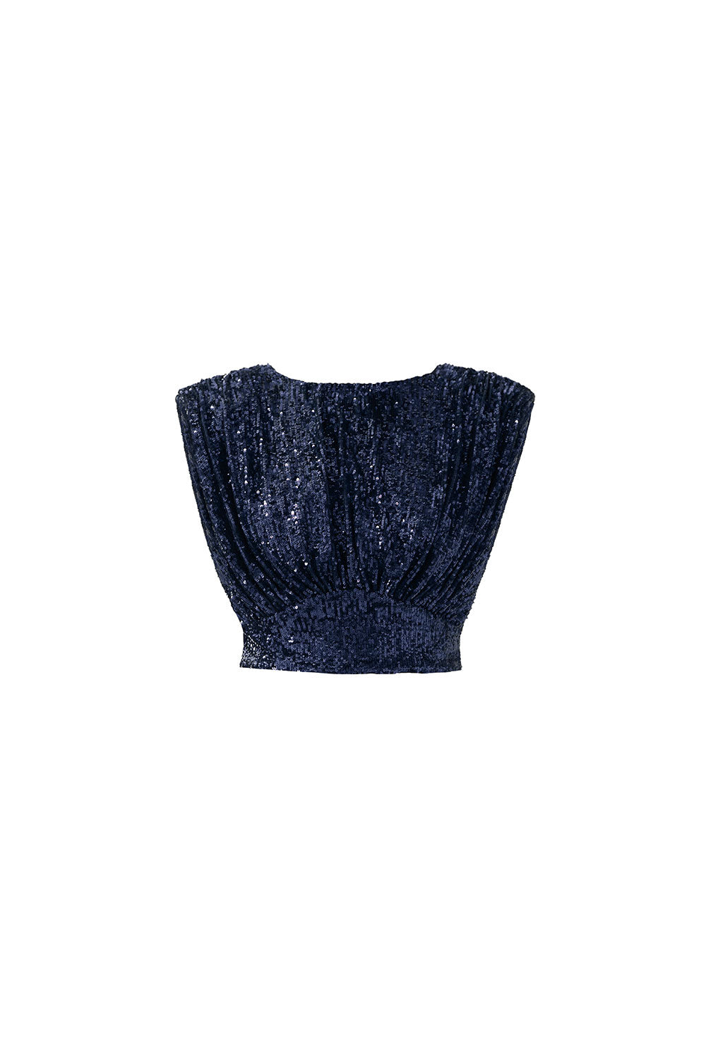 CHER blue night crop top