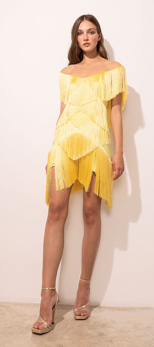 Little ROMBO lemon dress