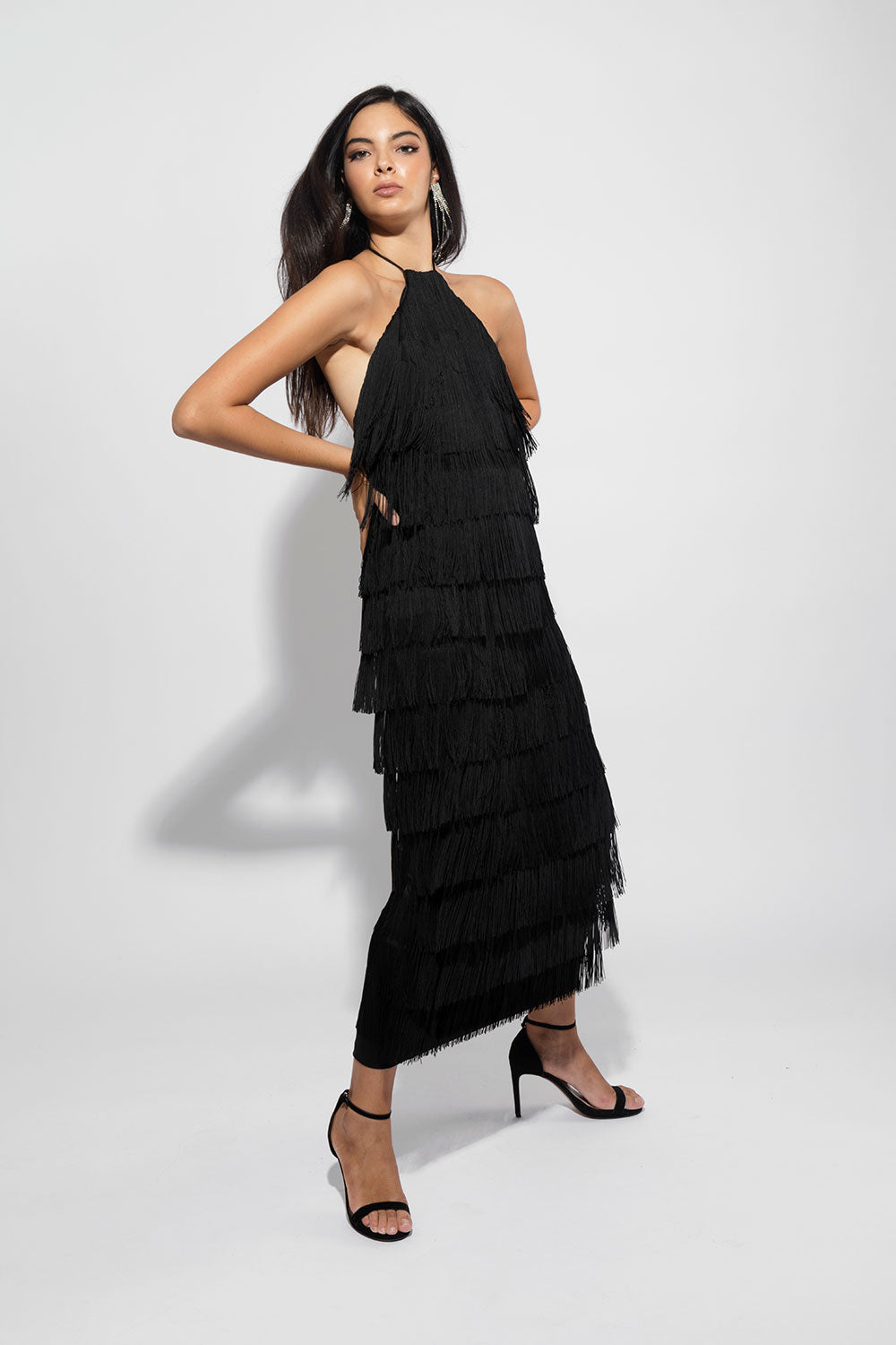 LONG ALBA black dress