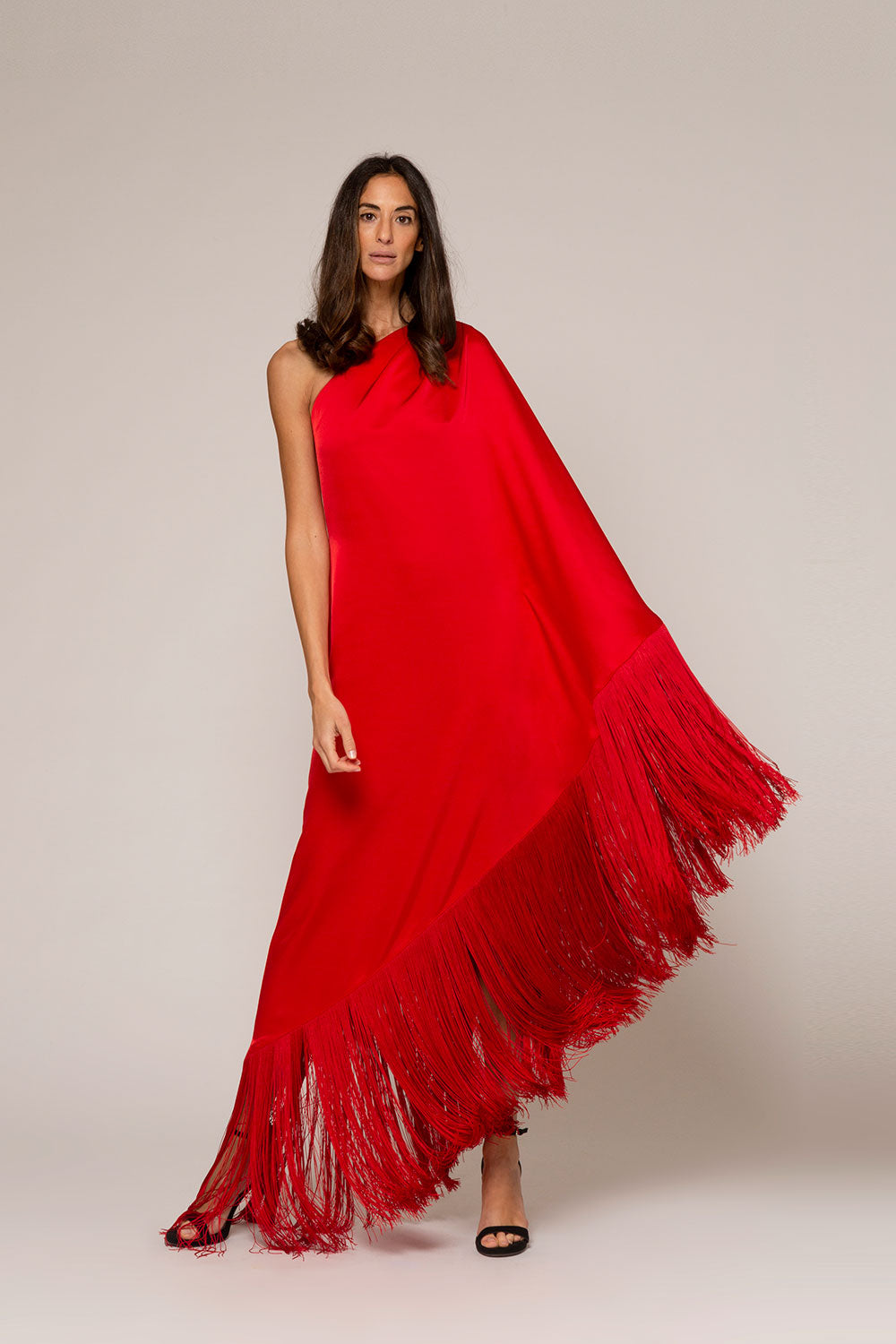 THE PONCHO red