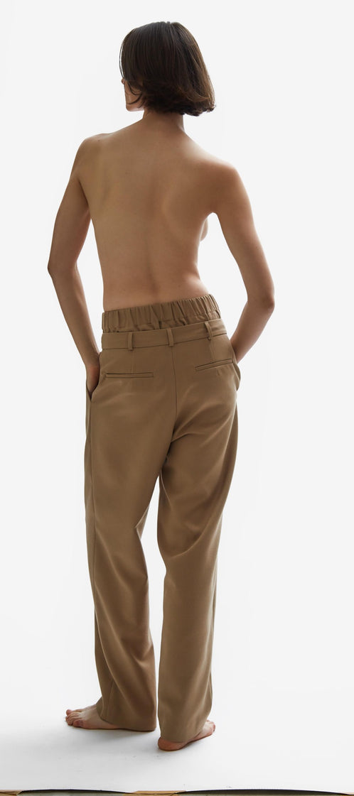 TOMGIRL camel trousers