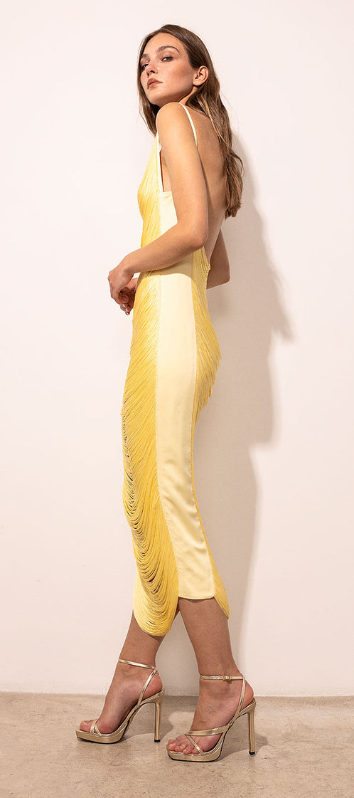 WAVE lemon dress