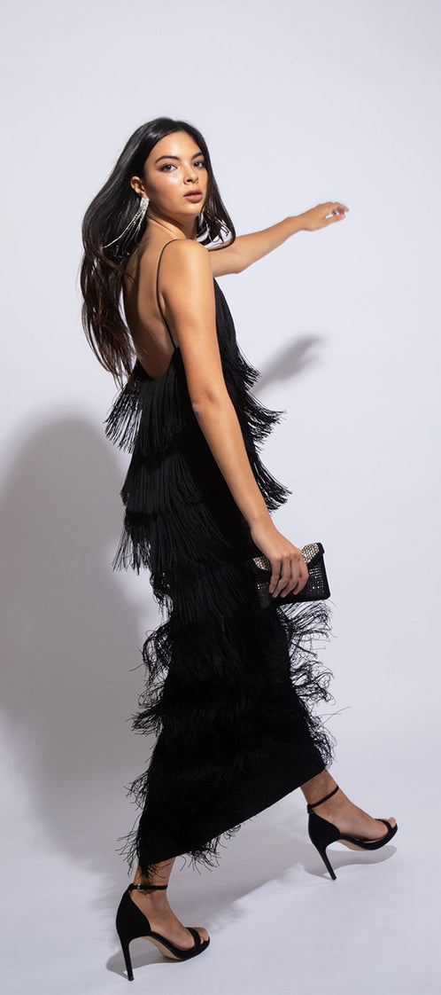 LONG WOM black dress