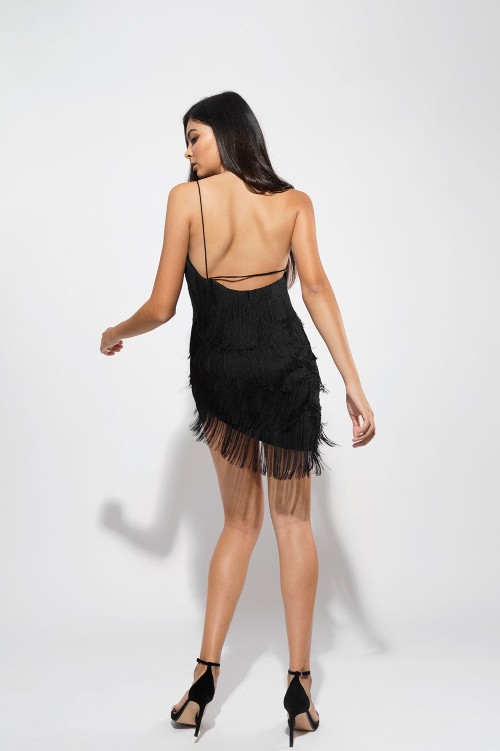 ASYMMETRIC black dress