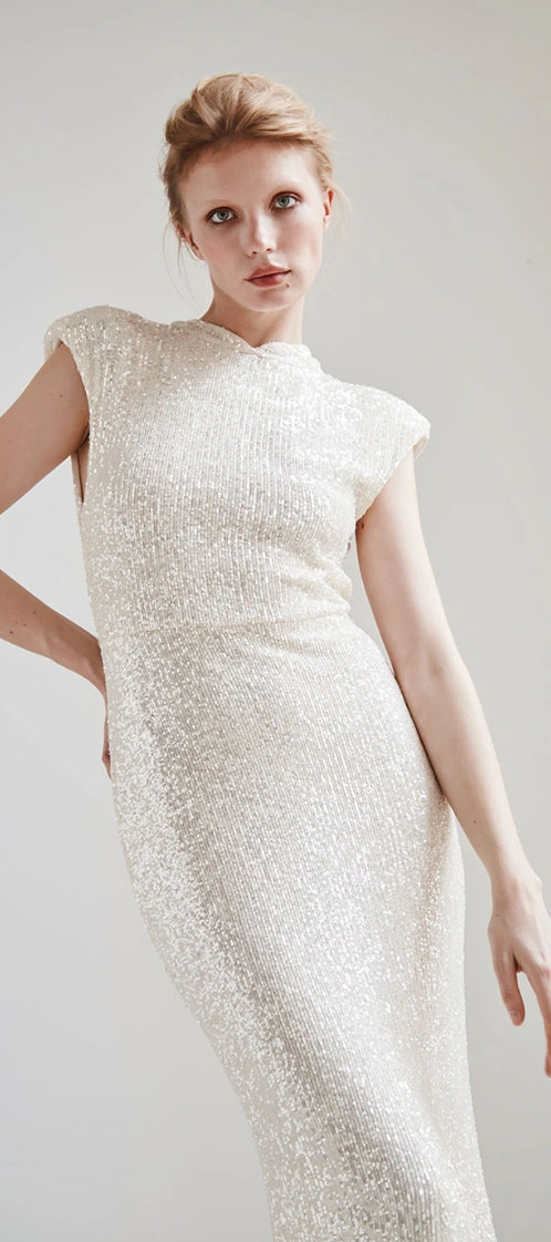 BOND white dress