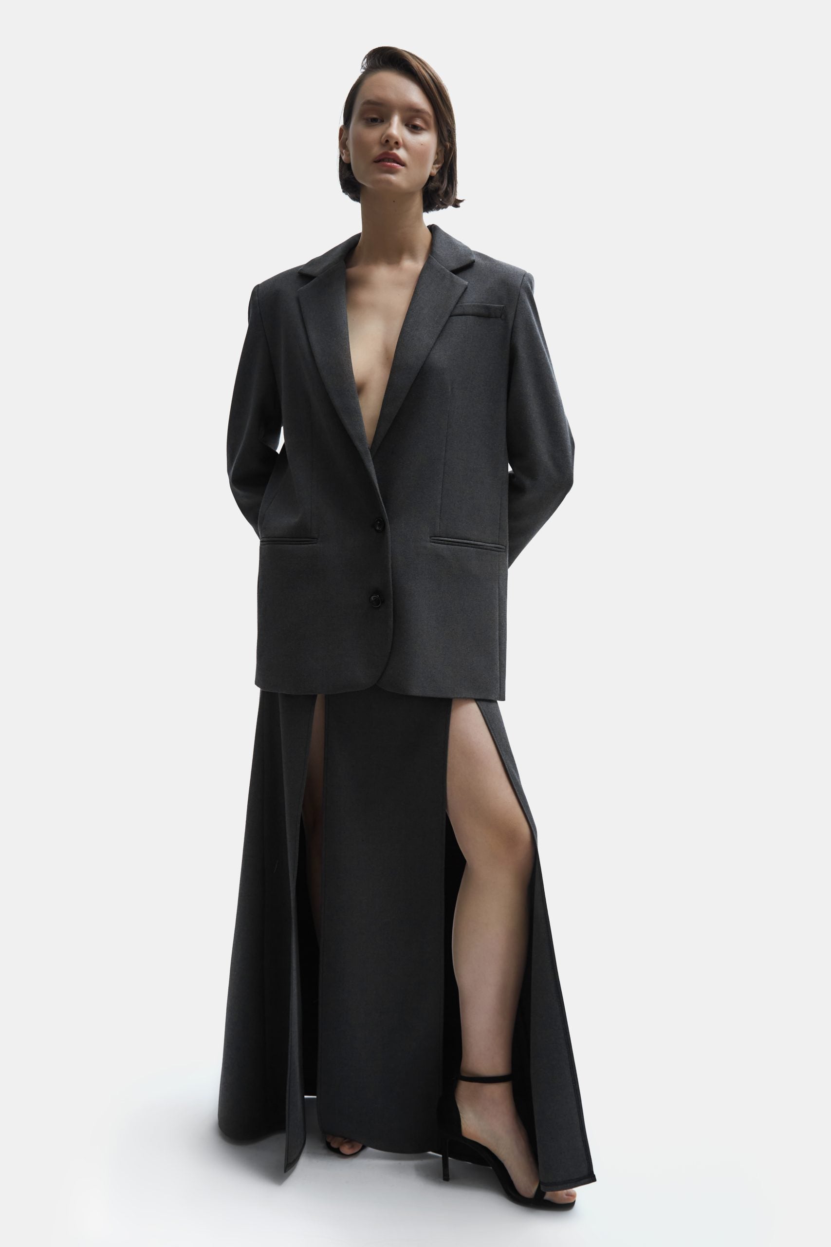 Business suit grey jacket