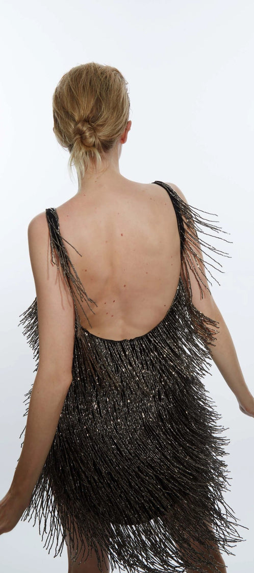 CANDY silver dress