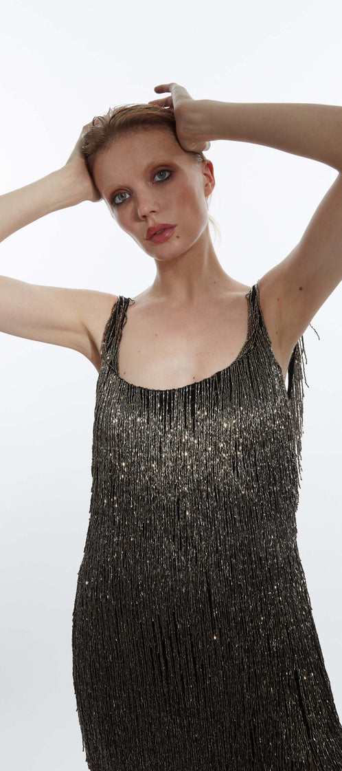 CANDY silver dress