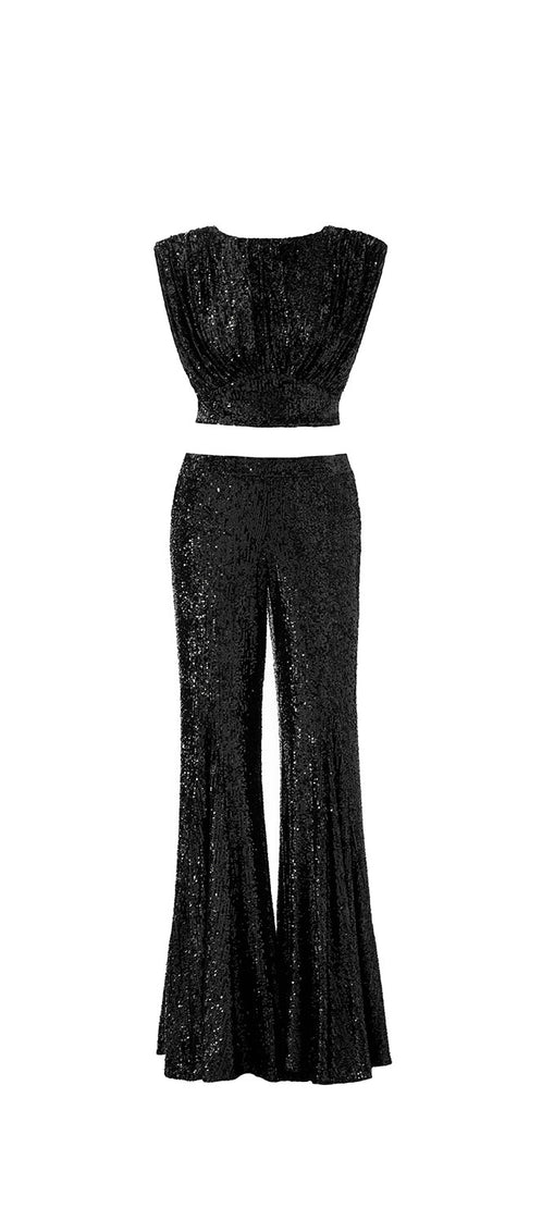 CHER black croptop