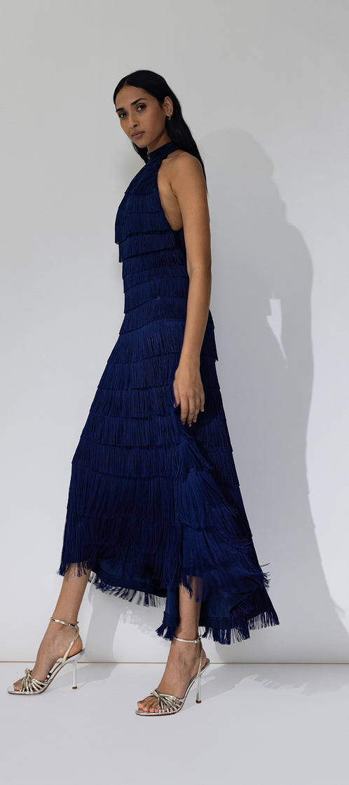 Halter blue night