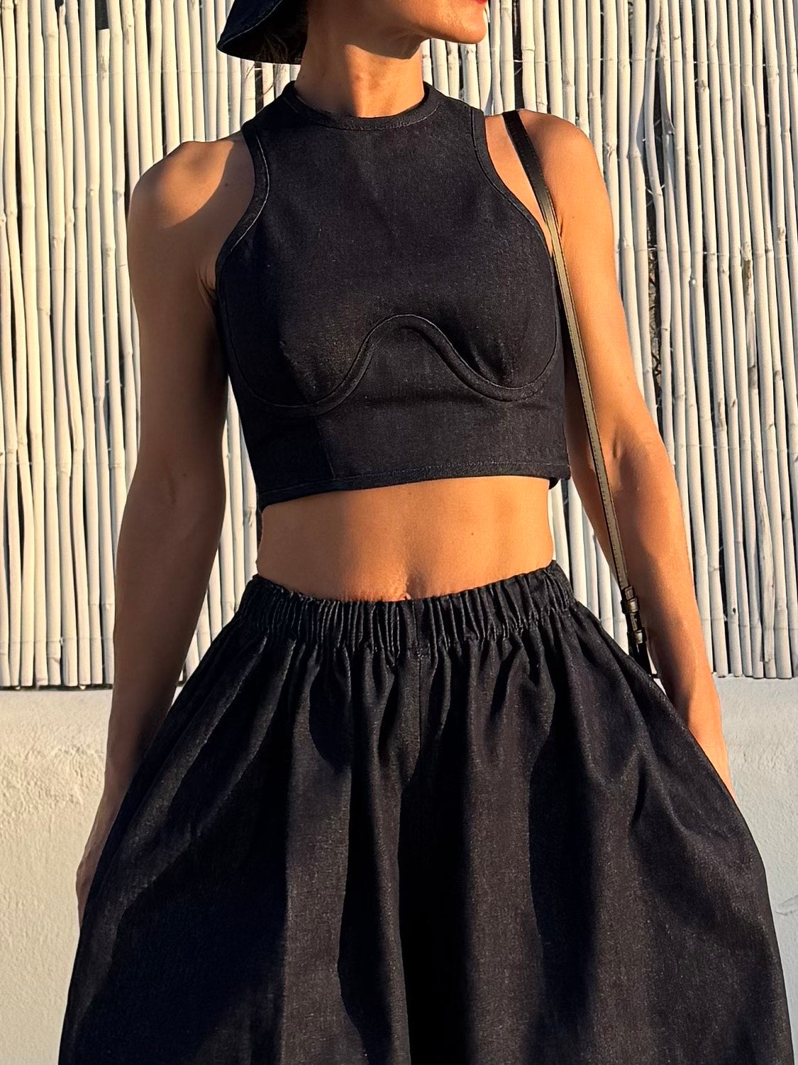Denim TOMGIRL top