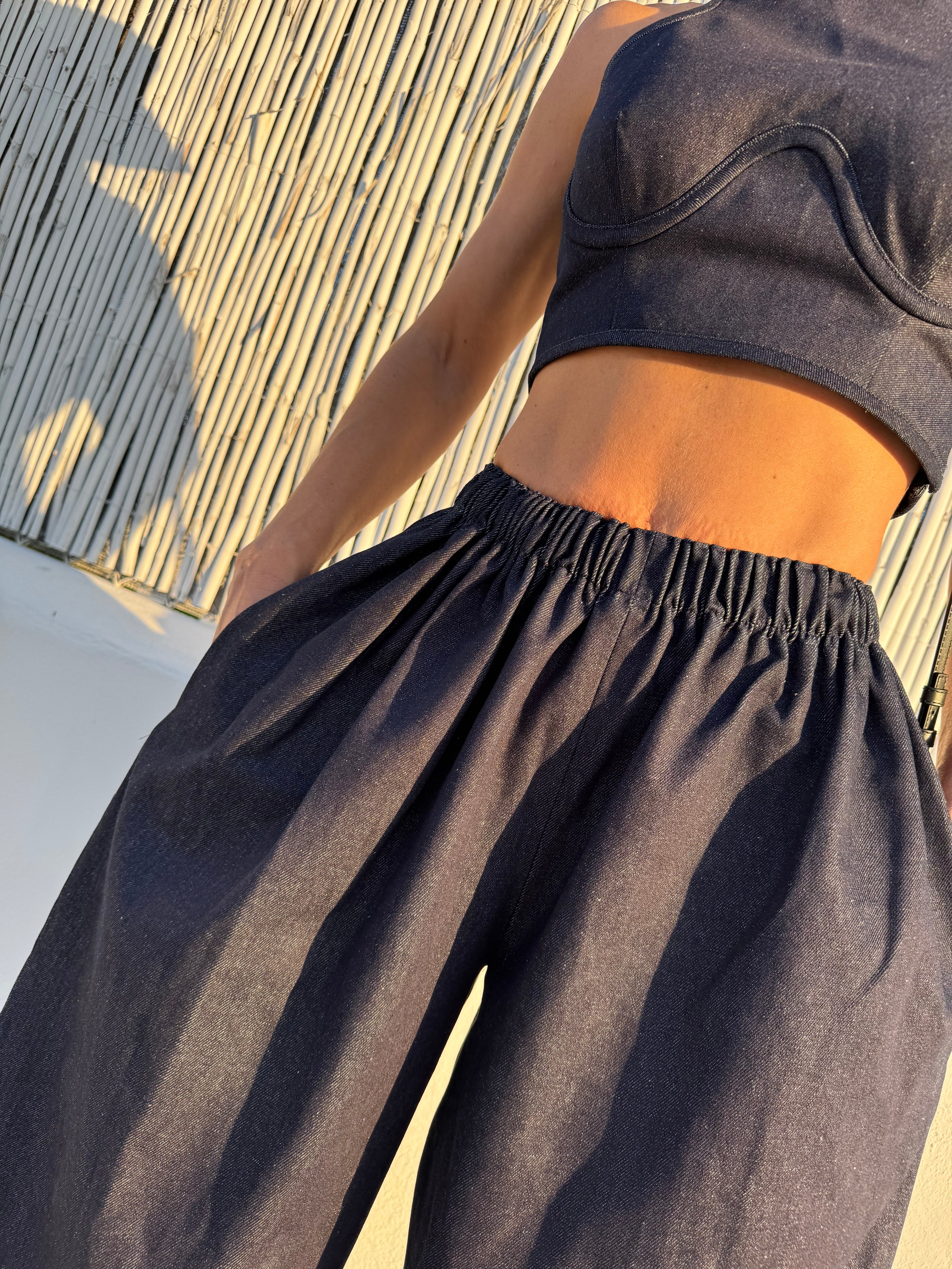 Denim TOMGIRL top