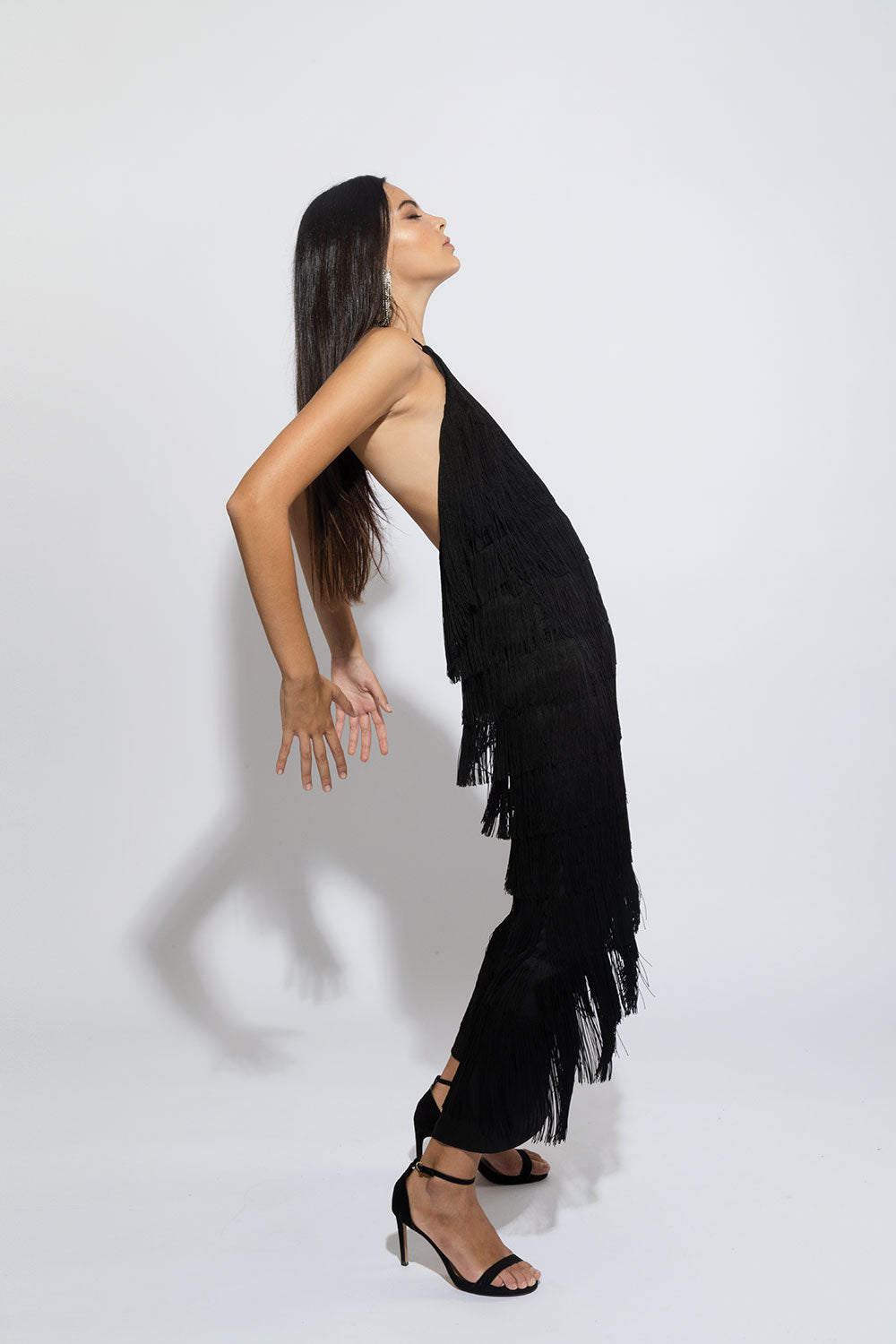 LONG ALBA black dress