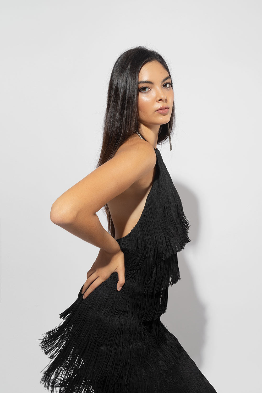 LONG ALBA black dress