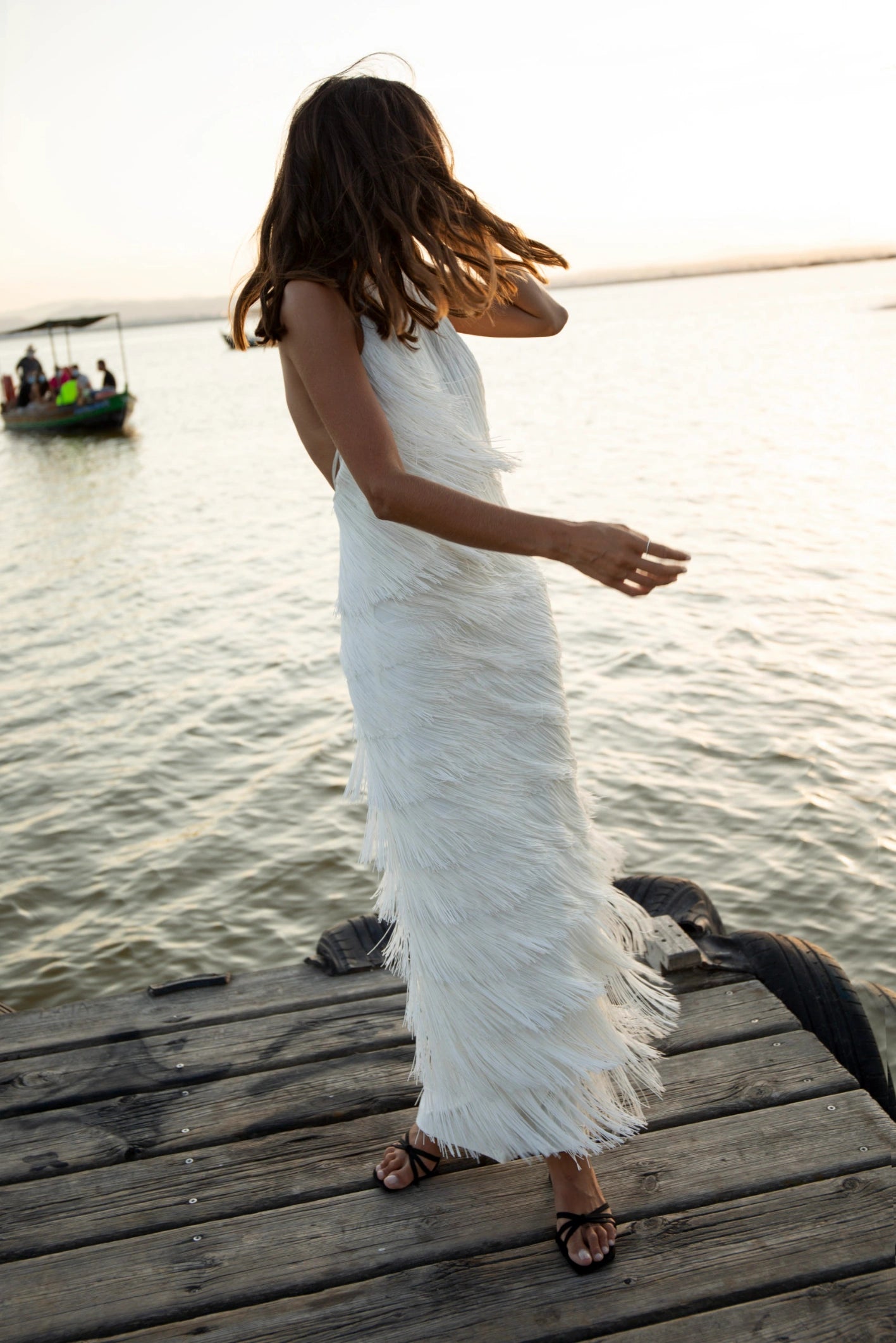 LONG ALBA white