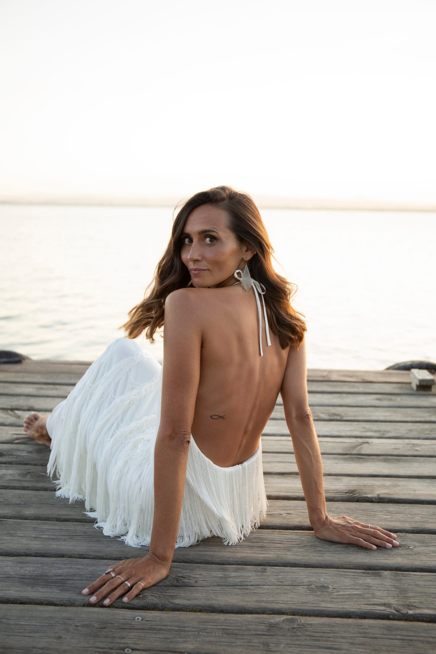 LONG ALBA white