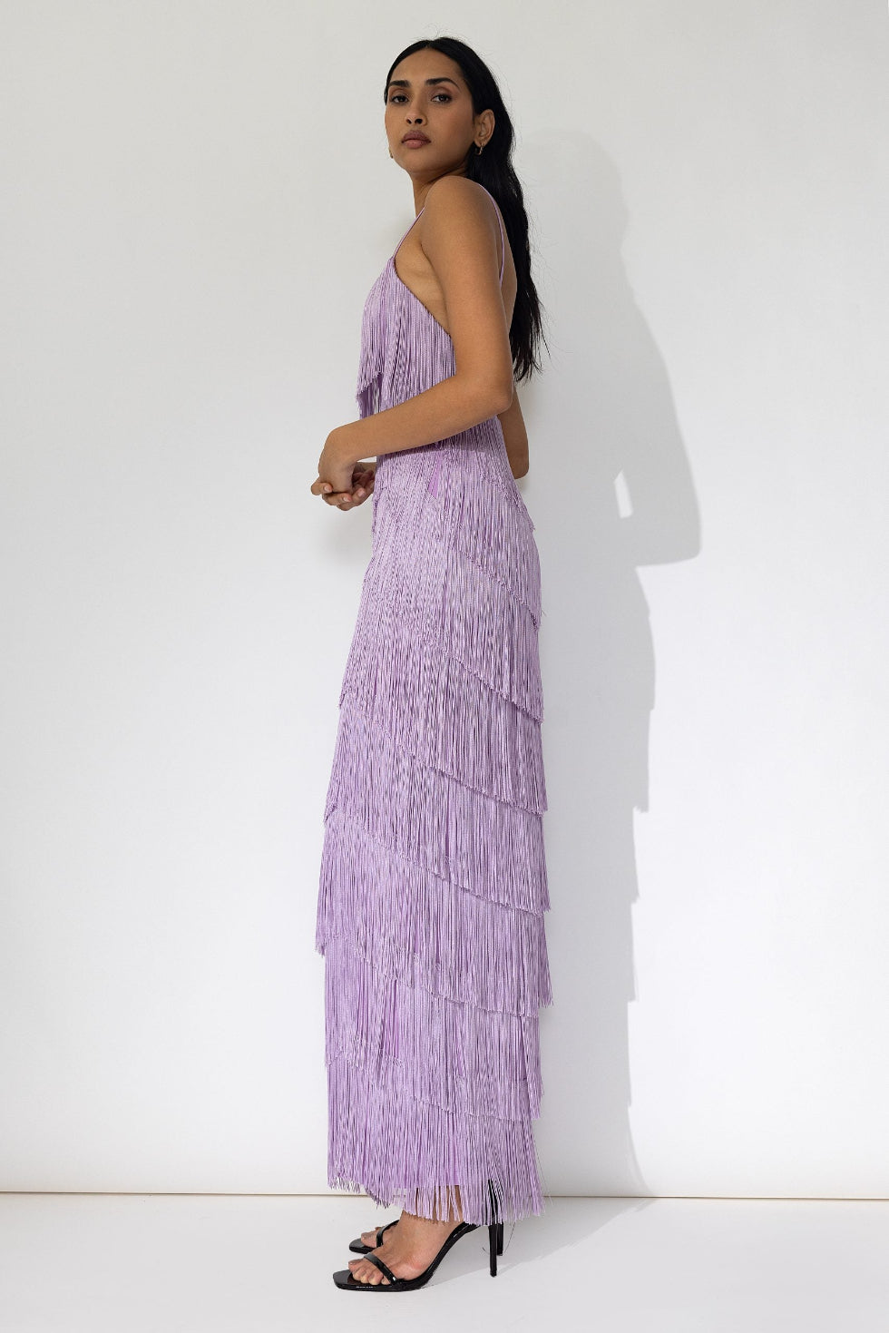 LONG WOM mauve dress