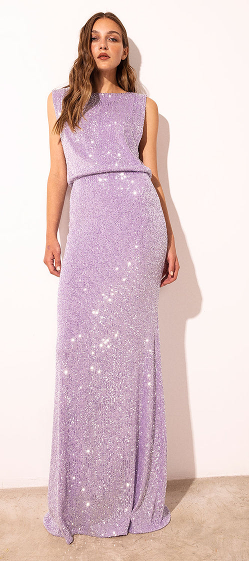 PEGASO mauve dress