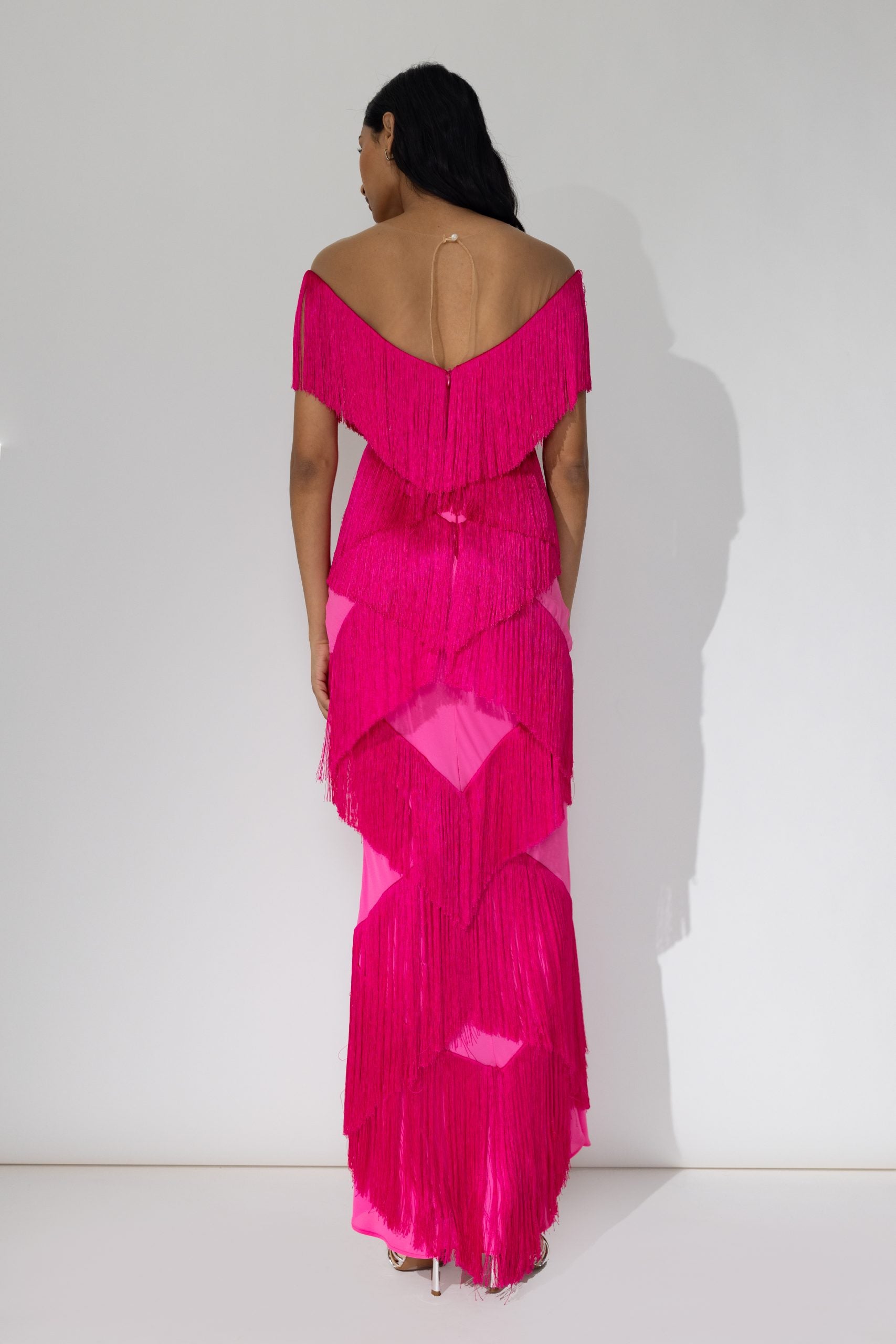 ROMBO fuchsia dress