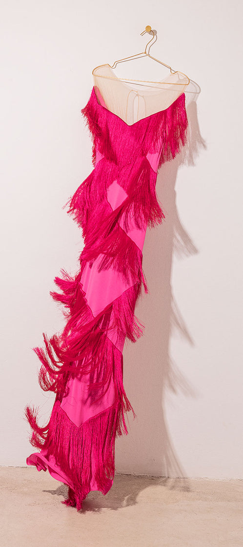 ROMBO fuchsia dress