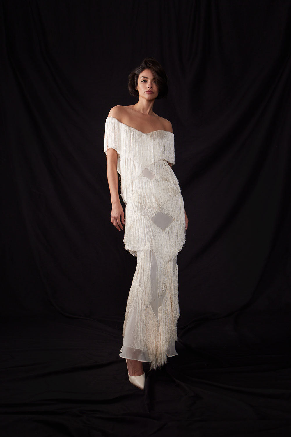 ROMBO White dress