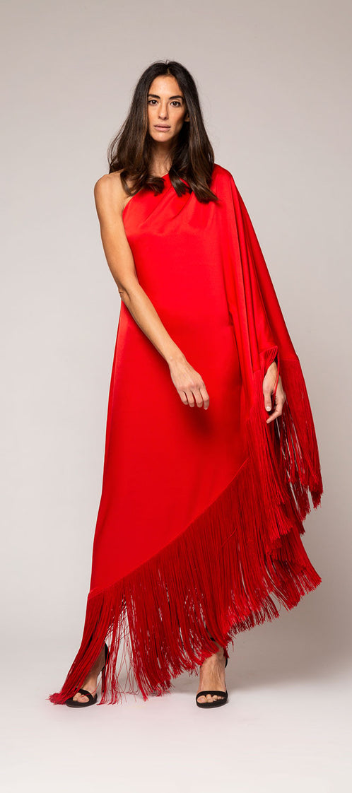 THE PONCHO red
