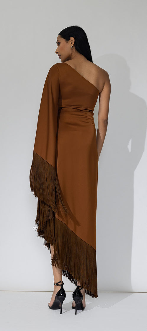 THE PONCHO hazelnut