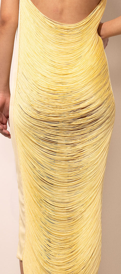 WAVE lemon dress