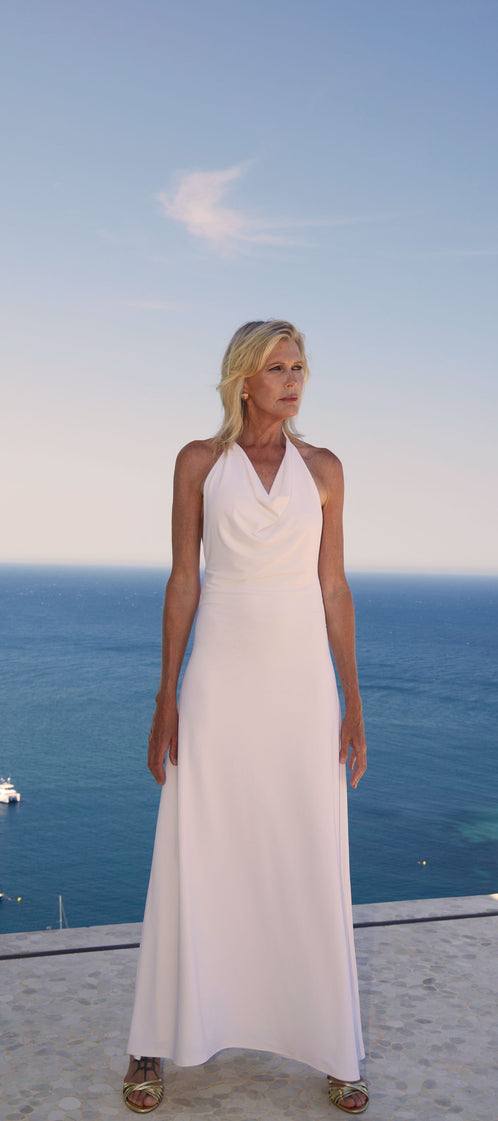 White back dress
